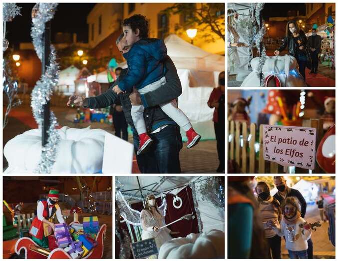 Imágenes de la Casa de la Navidad inaugurada este lunes en Telde/TA.